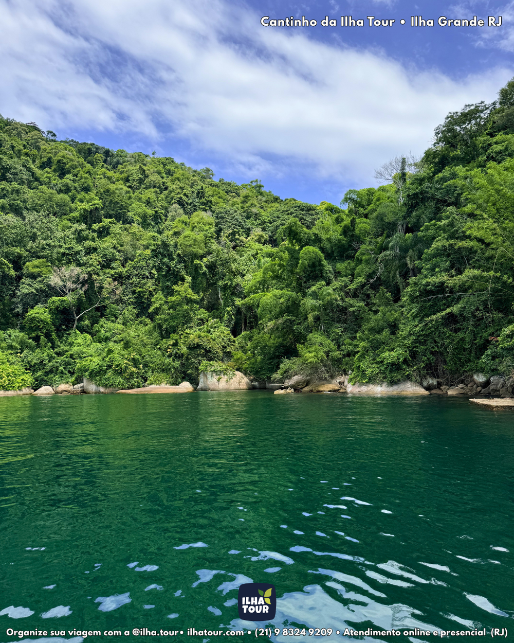 Ilha Tour 90° - Privativo — passeio de lancha em Ilha Grande