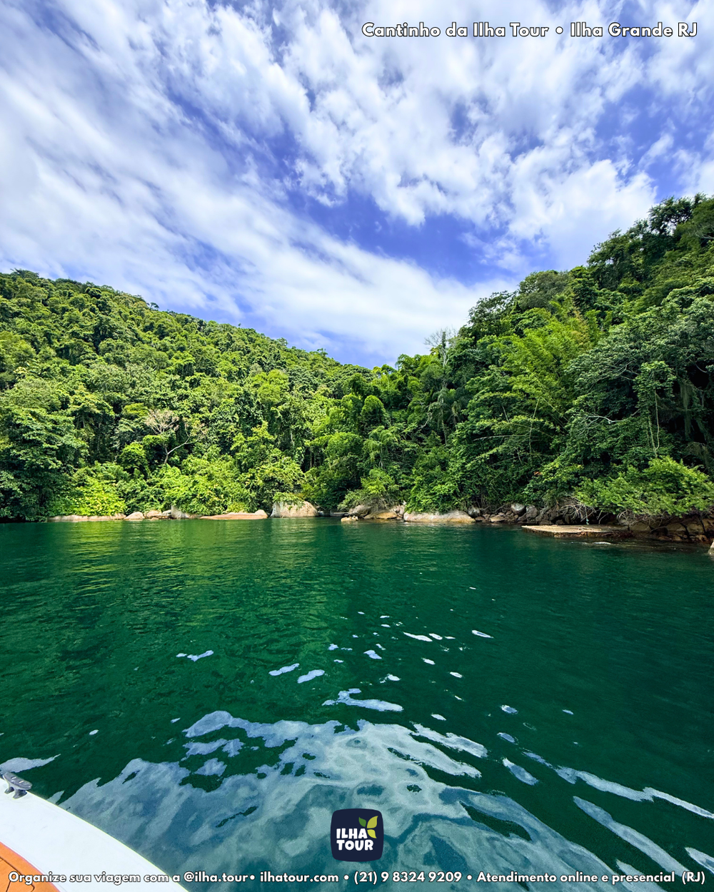 Ilha Tour 210° - Privativo — passeio de lancha em Ilha Grande