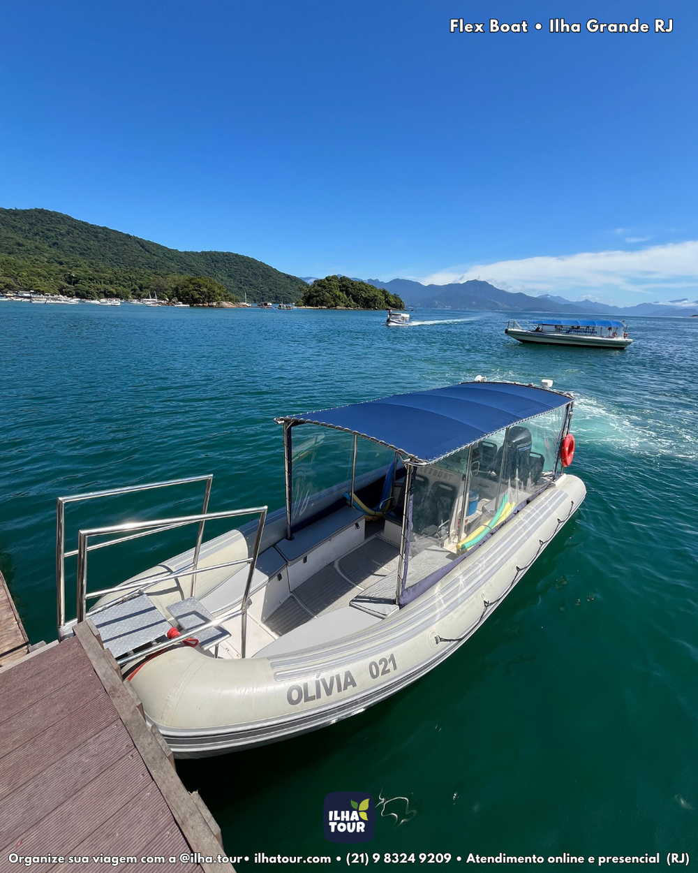 Pacote Paradisíaco — pacote de viagem para a Ilha Grande, com a Ilha Tour