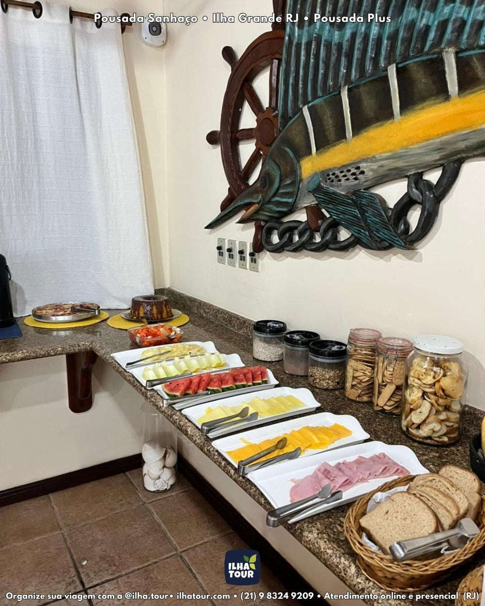 Pousada Sanhaço — hospedagem na Vila do Abraão, Ilha Grande