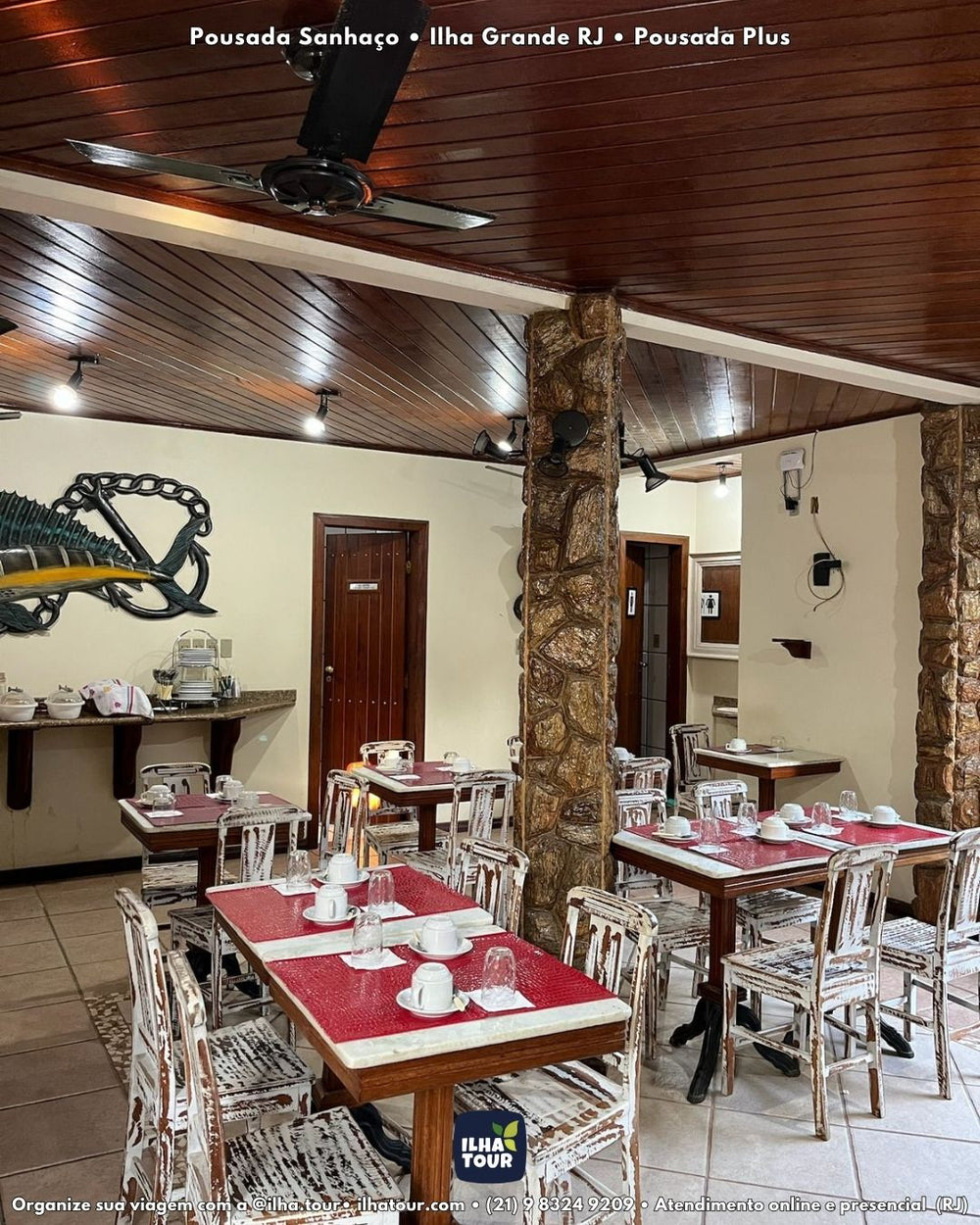 Pousada Sanhaço — hospedagem na Vila do Abraão, Ilha Grande