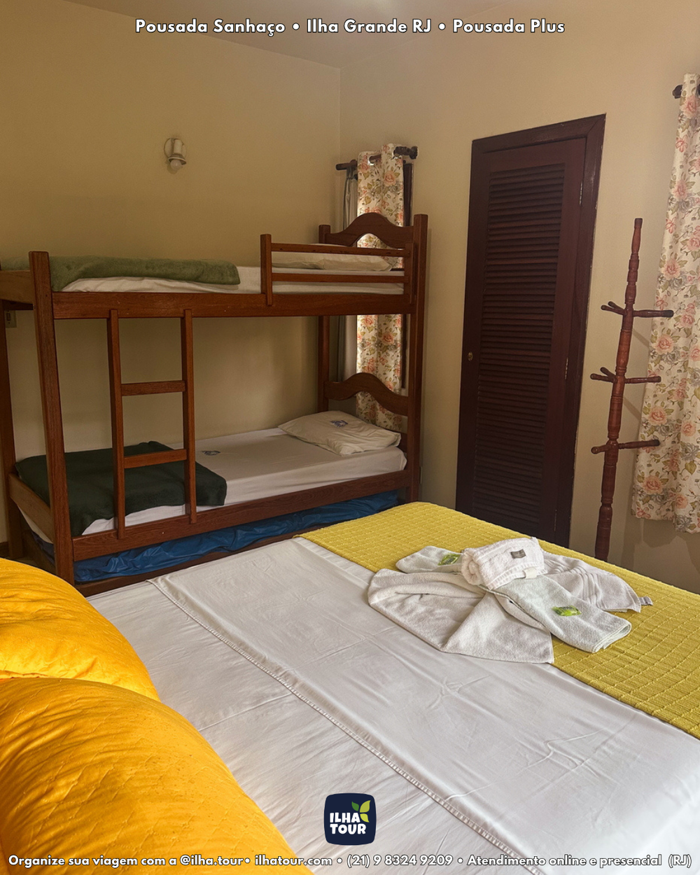 Pousada Sanhaço — hospedagem na Vila do Abraão, Ilha Grande
