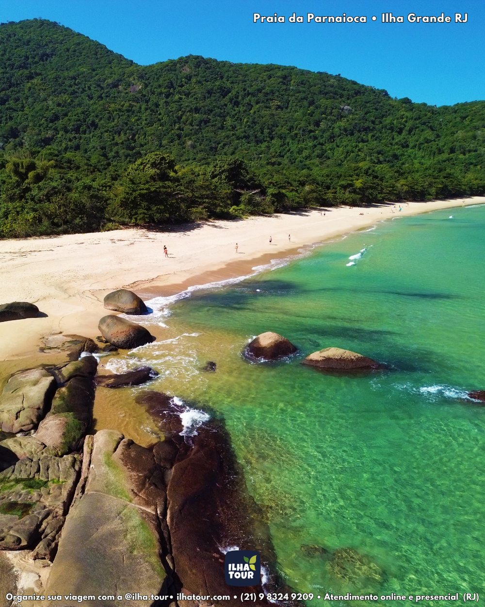 Pacote Reveillon — pacote de viagem para a Ilha Grande, com a Ilha Tour