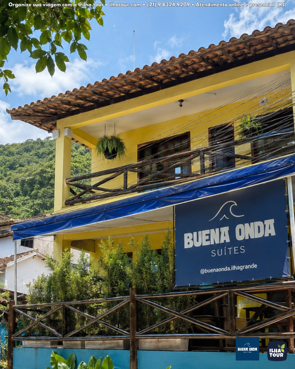 Buena Onda Suites — hospedagem na Vila do Abraão, Ilha Grande
