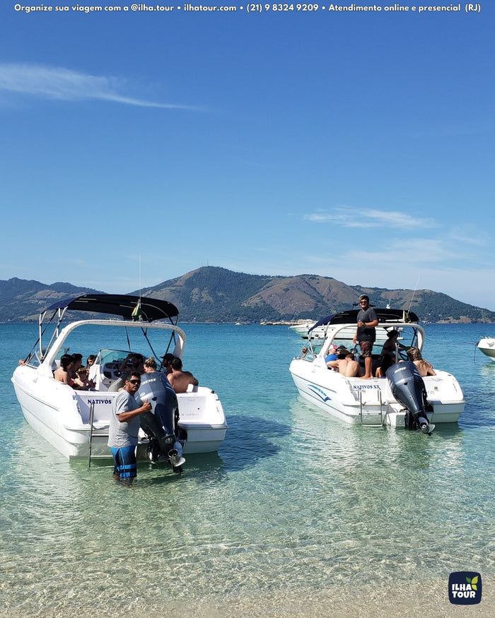 Lancha privativa para festas e comemorações em Ilha Grande — Ilha Tour