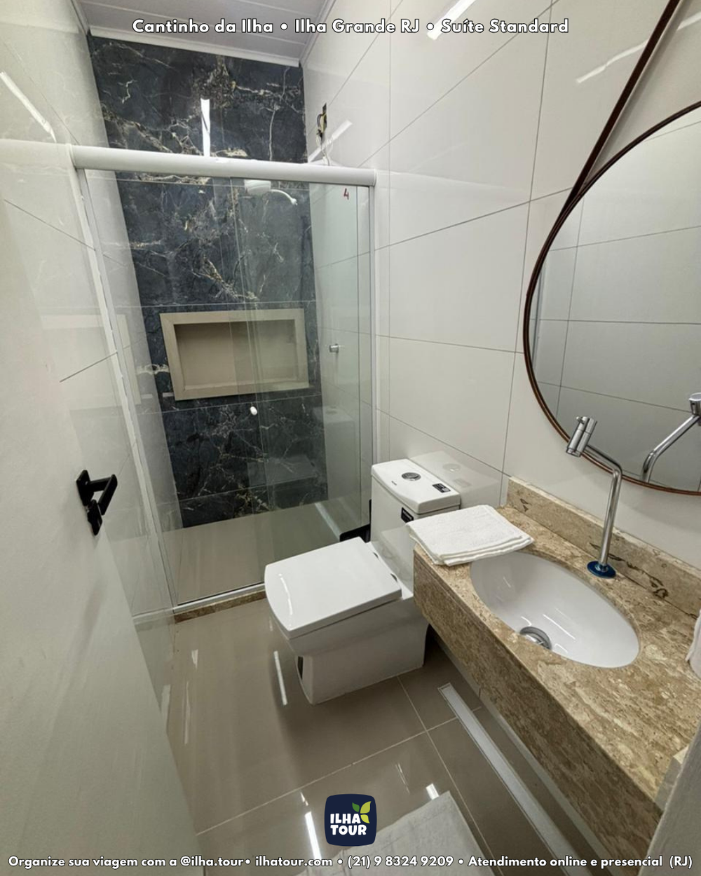 Suíte Standard — hospedagem na Vila do Abraão, Ilha Grande