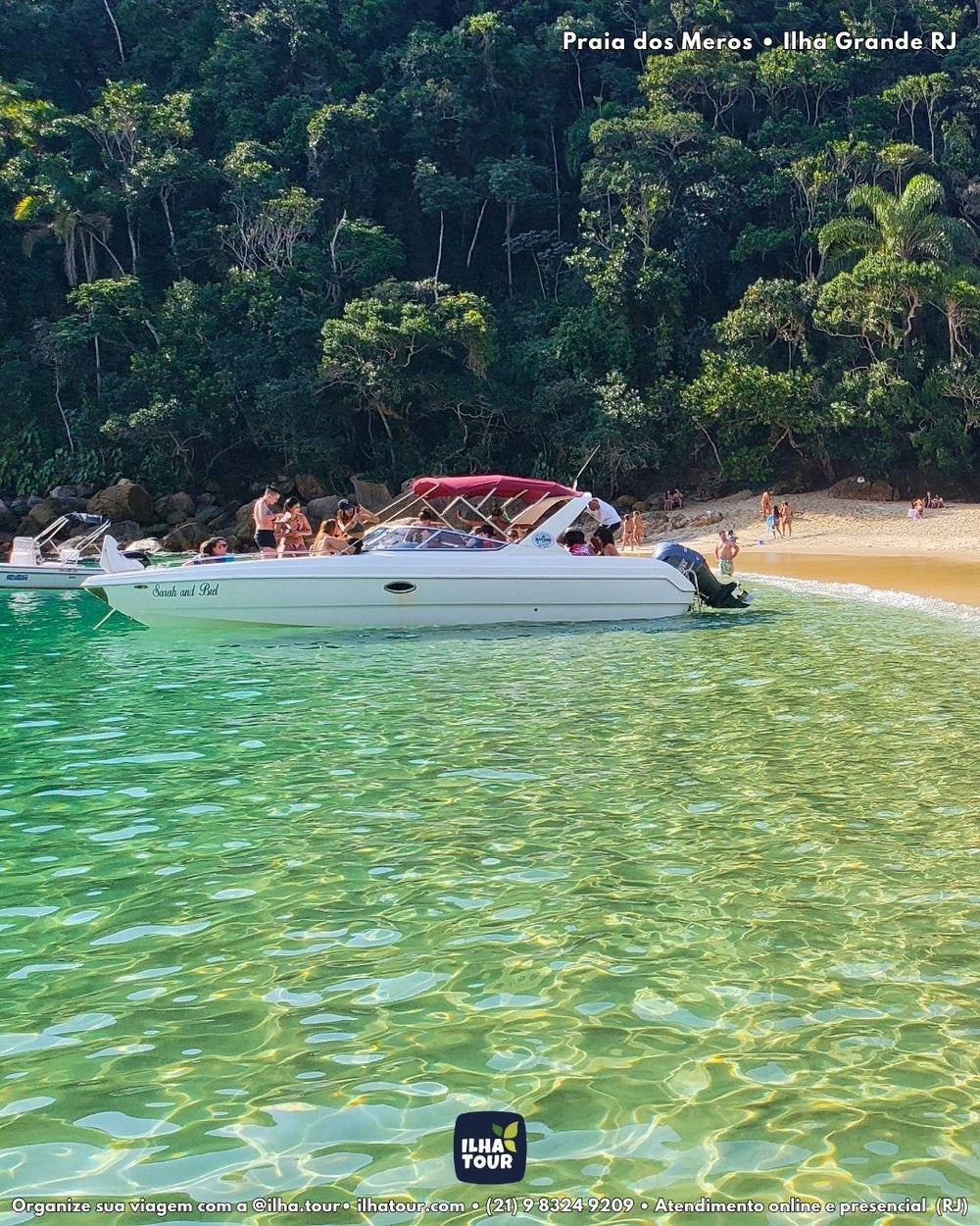 Ilha Tour 210° — passeio de lancha em Ilha Grande