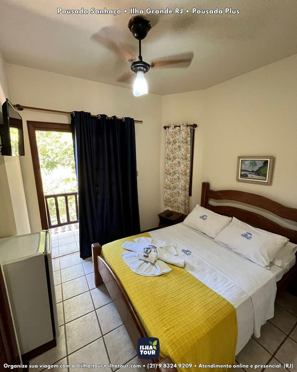 Pousada Sanhaço — hospedagem na Vila do Abraão, Ilha Grande