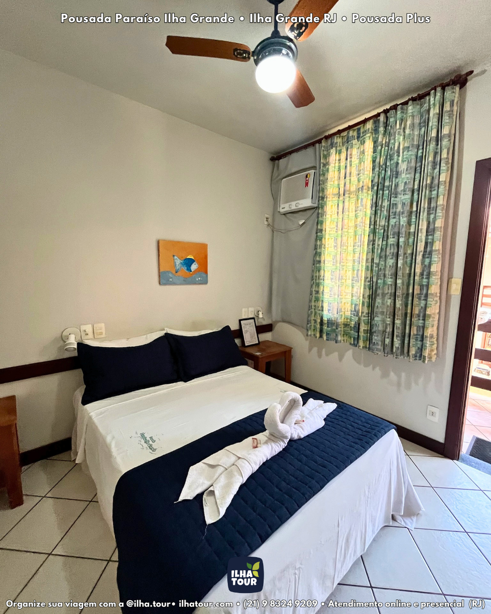Pousada Paraíso Ilha Grande — hospedagem na Vila do Abraão, Ilha Grande