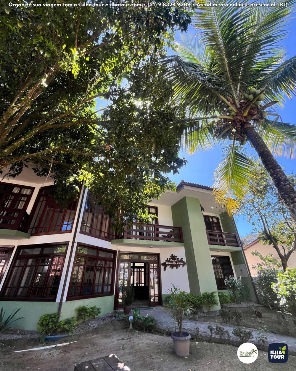 Pousada Paraíso Ilha Grande — hospedagem na Vila do Abraão, Ilha Grande