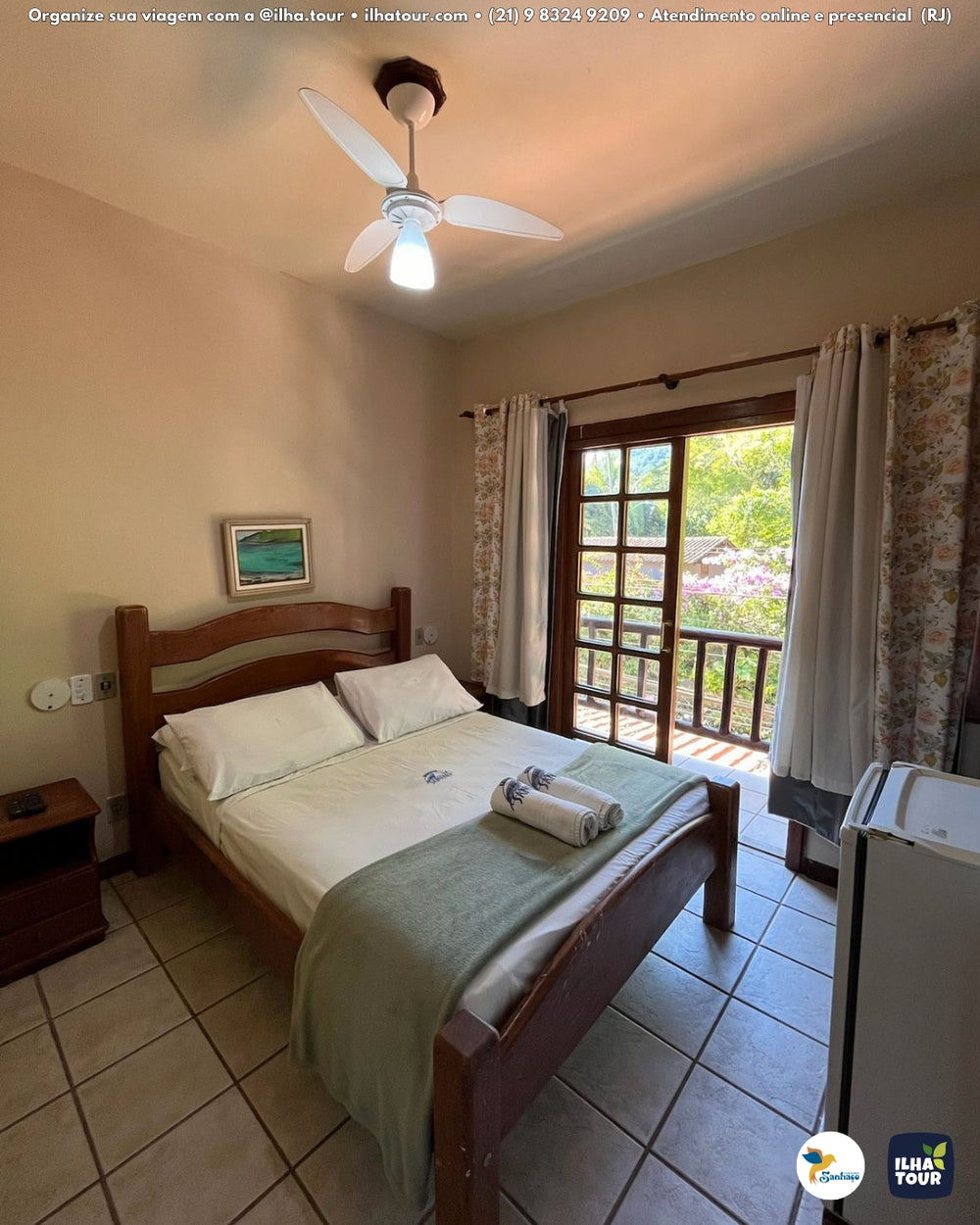 Pousada Sanhaço — hospedagem na Vila do Abraão, Ilha Grande