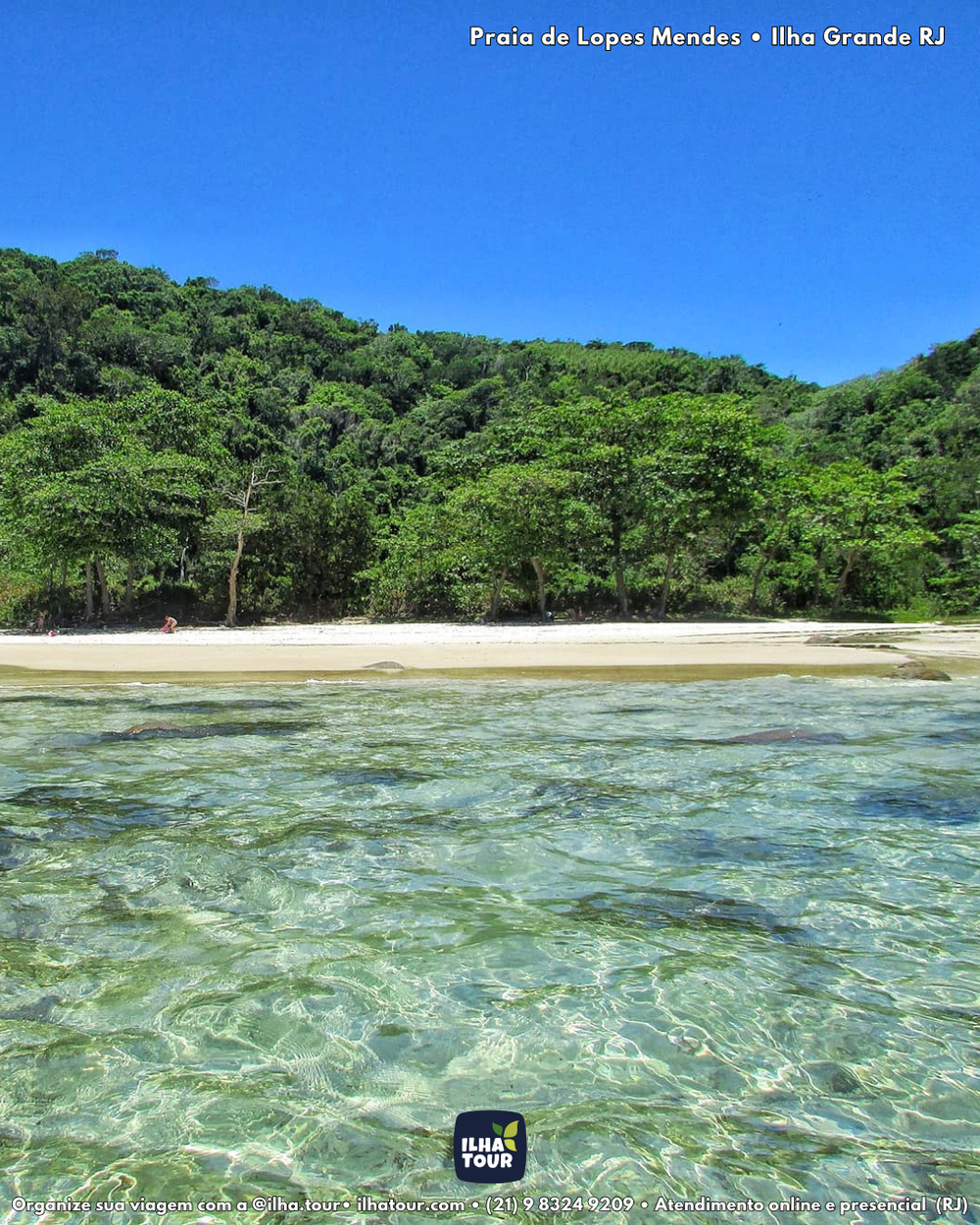 Pacote Dia Lindo — pacote de viagem para a Ilha Grande, com a Ilha Tour