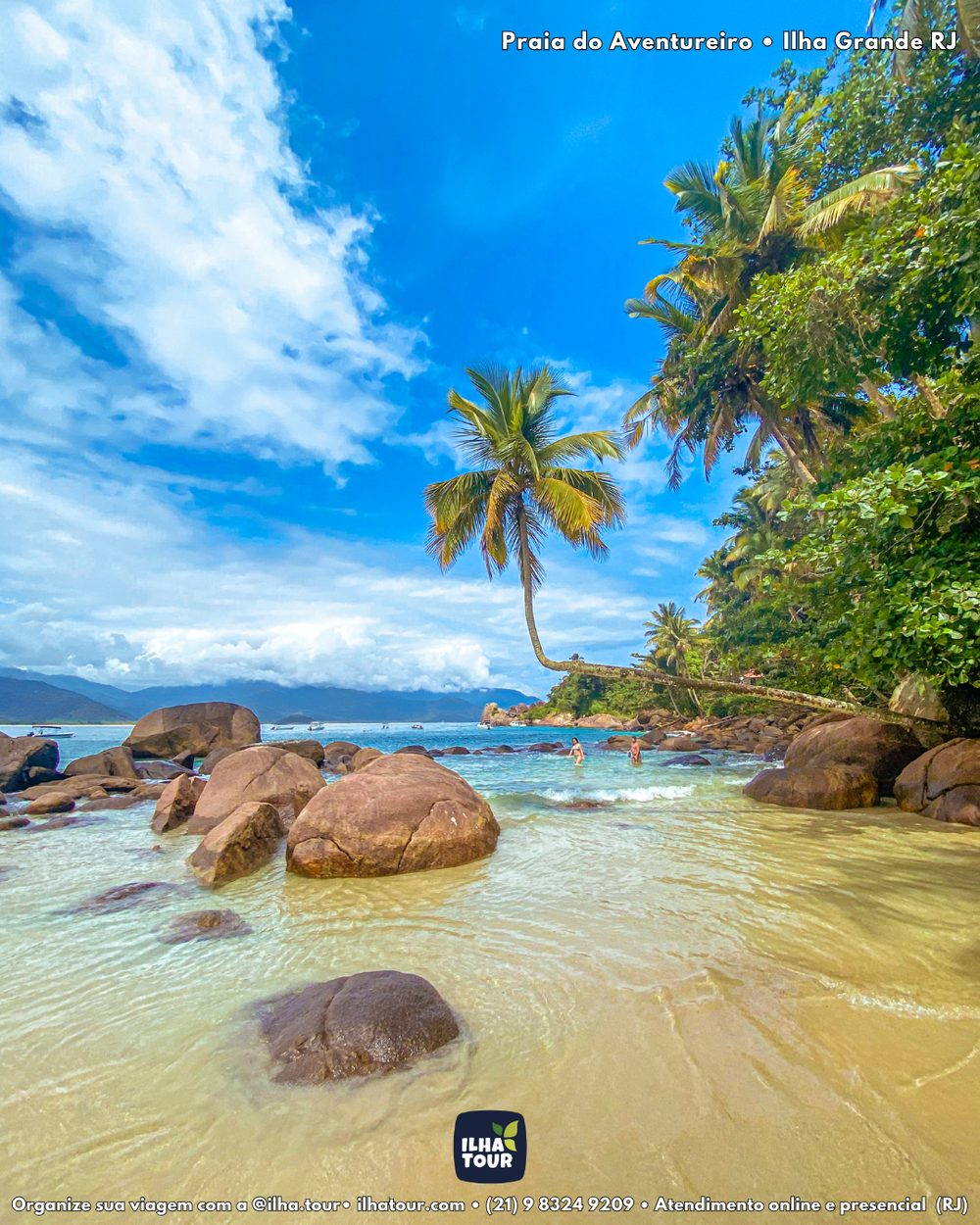 Volta na Ilha - Privativo — passeio de lancha em Ilha Grande