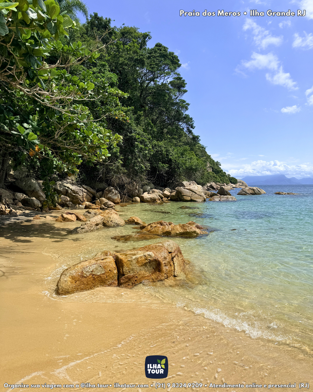 Ilha Tour 210° - Privativo — passeio de lancha em Ilha Grande
