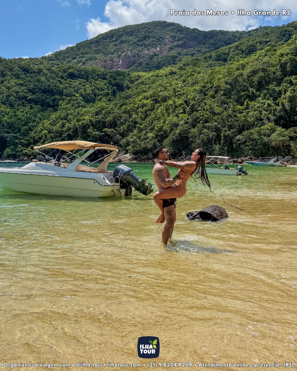 Ilha Tour 210° - Privativo — passeio de lancha em Ilha Grande