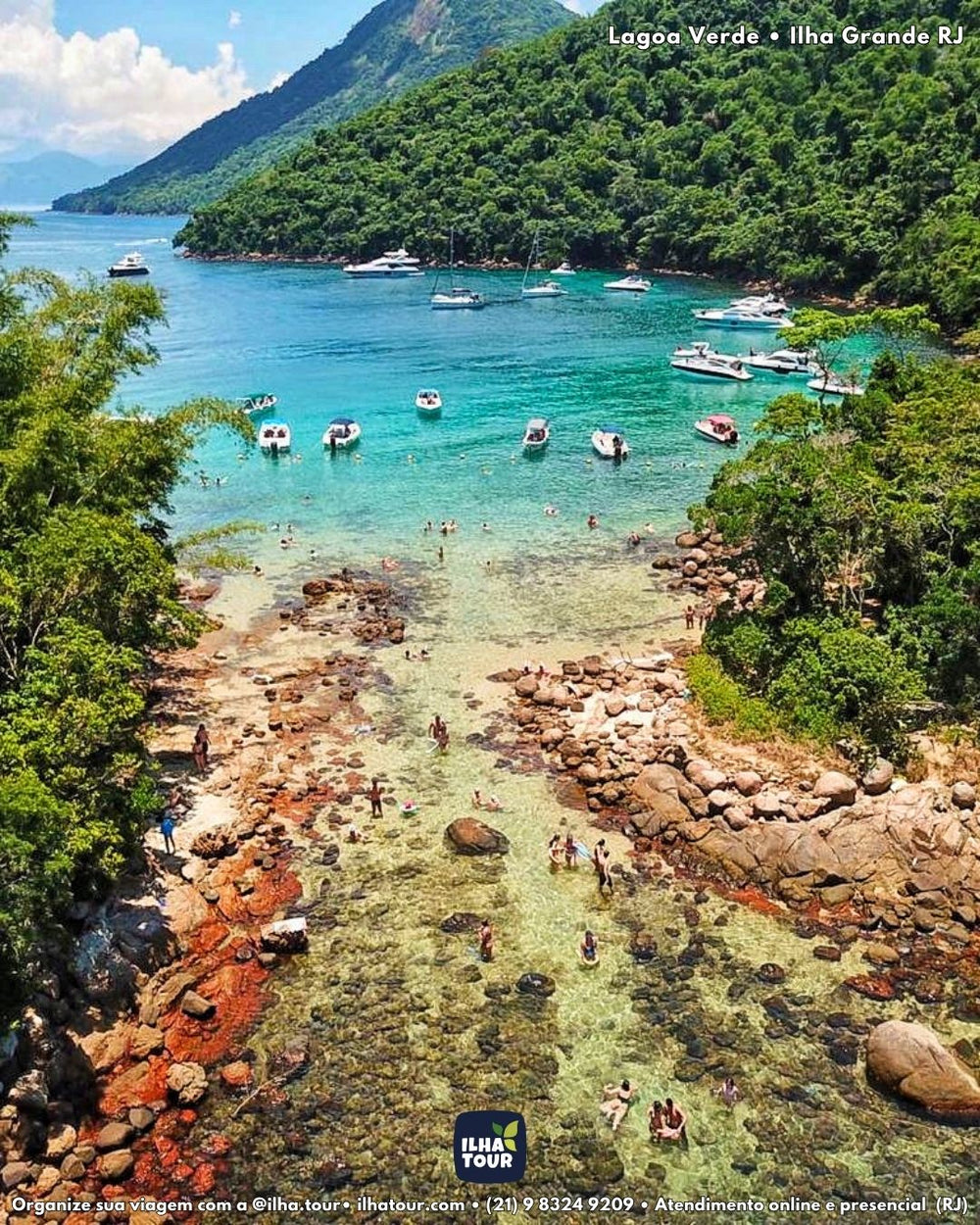 Meia Volta - Privativo — passeio de lancha em Ilha Grande